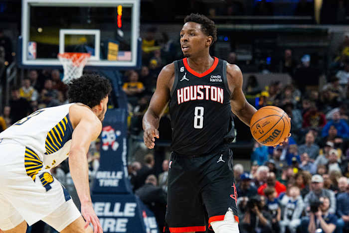 Rockets forward Jae'Sean Tate. Mandatory Credit: Trevor Ruszkowski-USA TODAY Sports